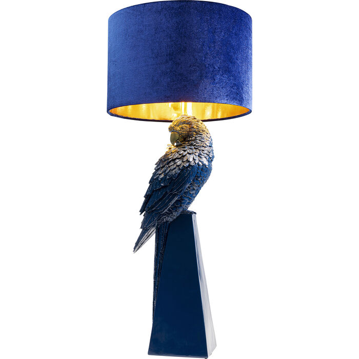 Table lamp Parrot blue 84cm