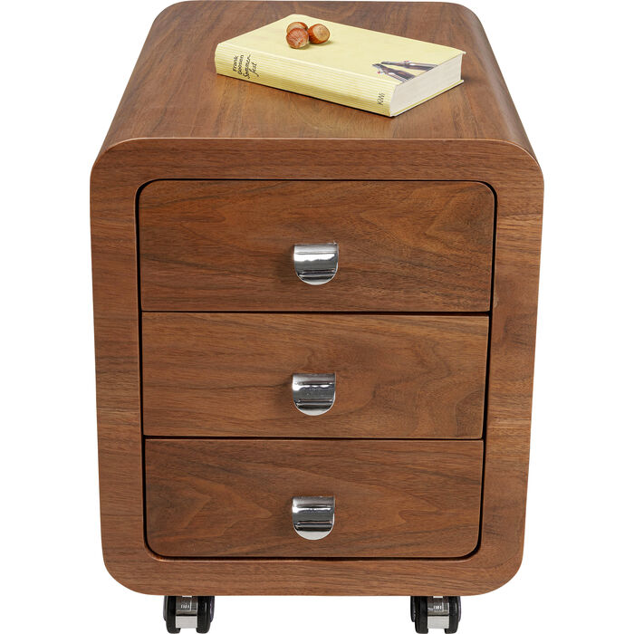 Roll container Club Walnut
